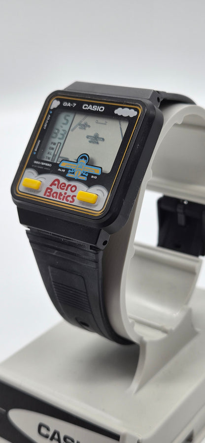 NOS Casio GA-7 Aerobatics Game Watch Made in Japan 1987