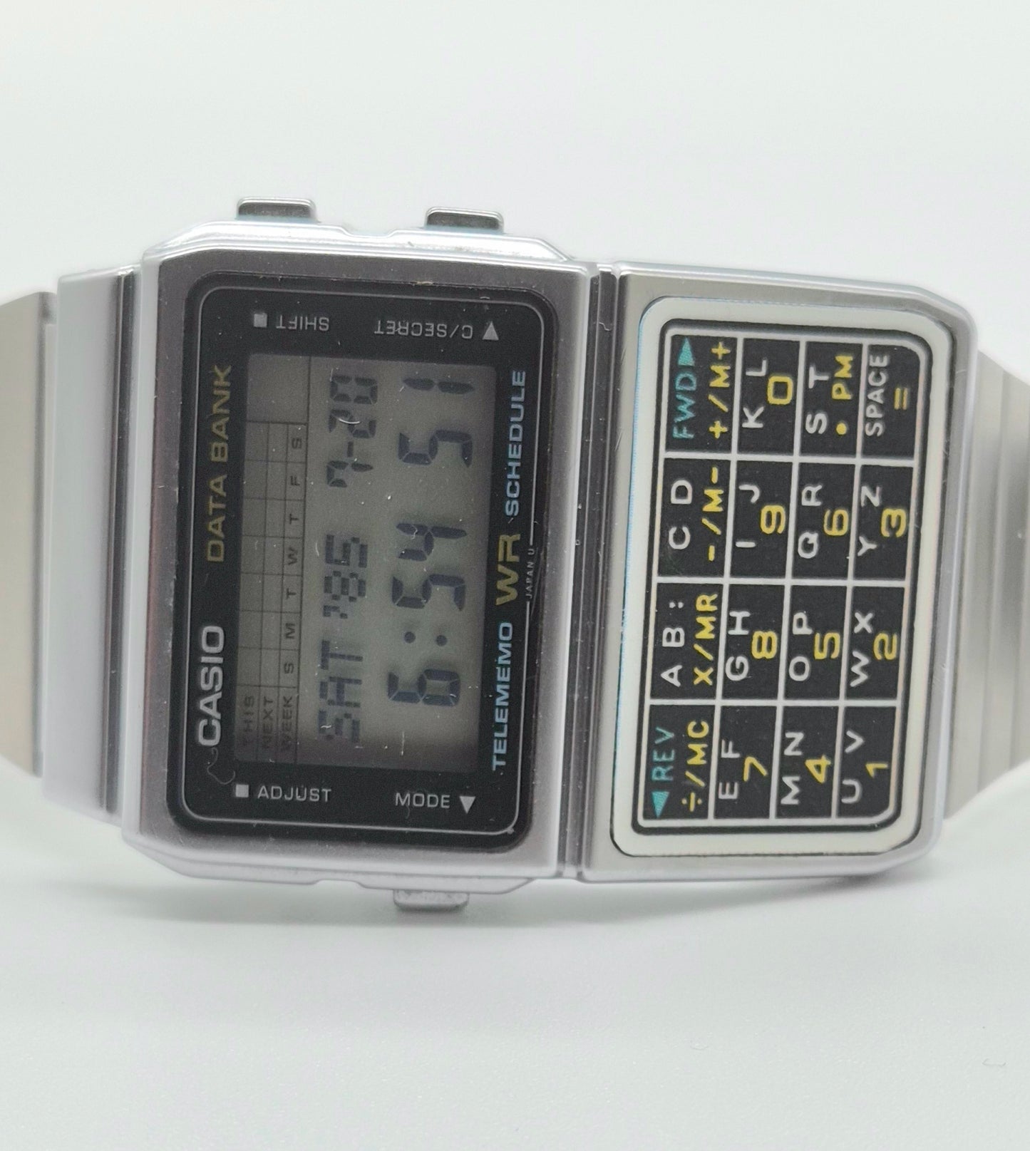 Casio DBC-610 Databank Calculator Watch Made in 1988