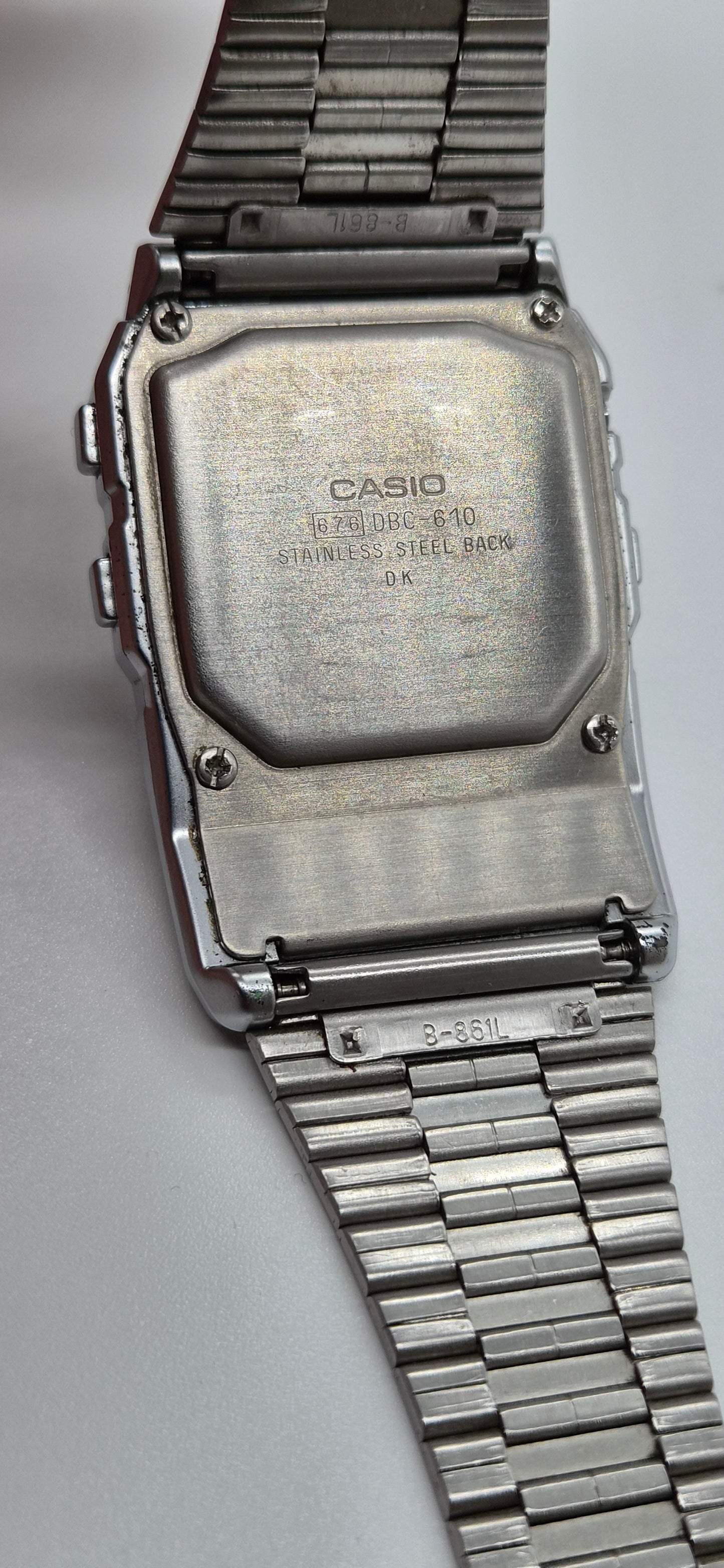 Casio DBC-610 Databank Calculator Watch Made in 1988