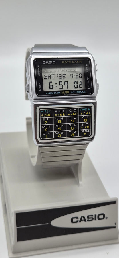 Casio DBC-610 Databank Calculator Watch Made in 1988