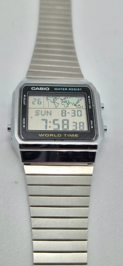 Casio A300U World Time Watch Made in 1987
