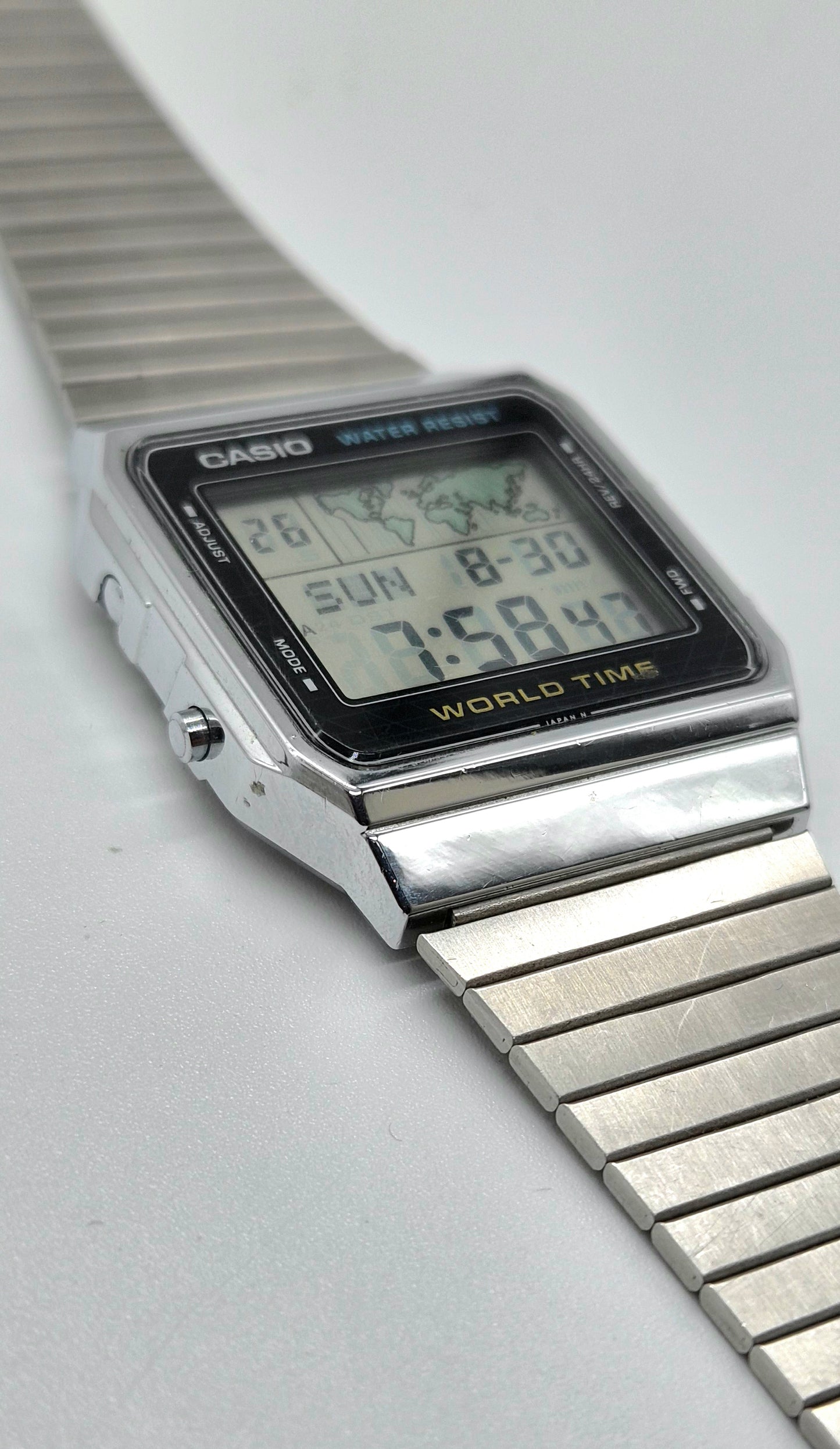 Casio A300U World Time Watch Made in 1987