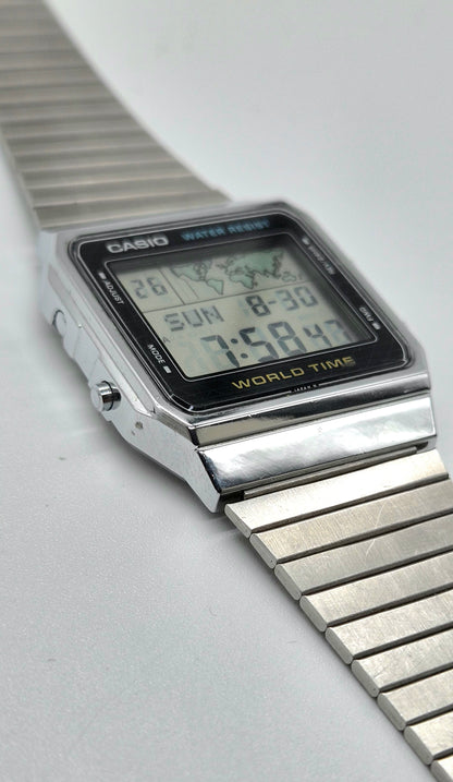 Casio A300U World Time Watch Made in 1987