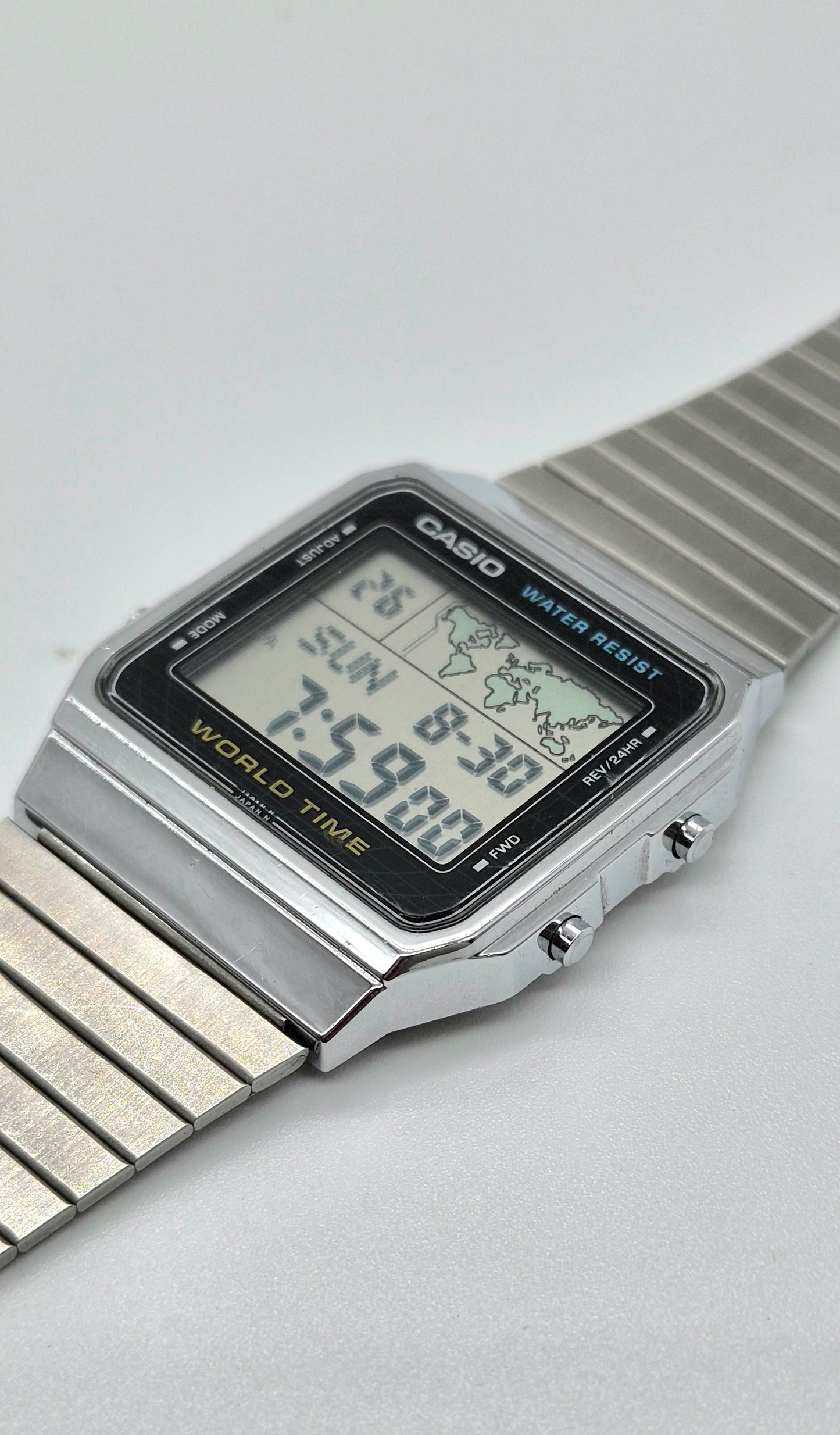 Casio A300U World Time Watch Made in 1987