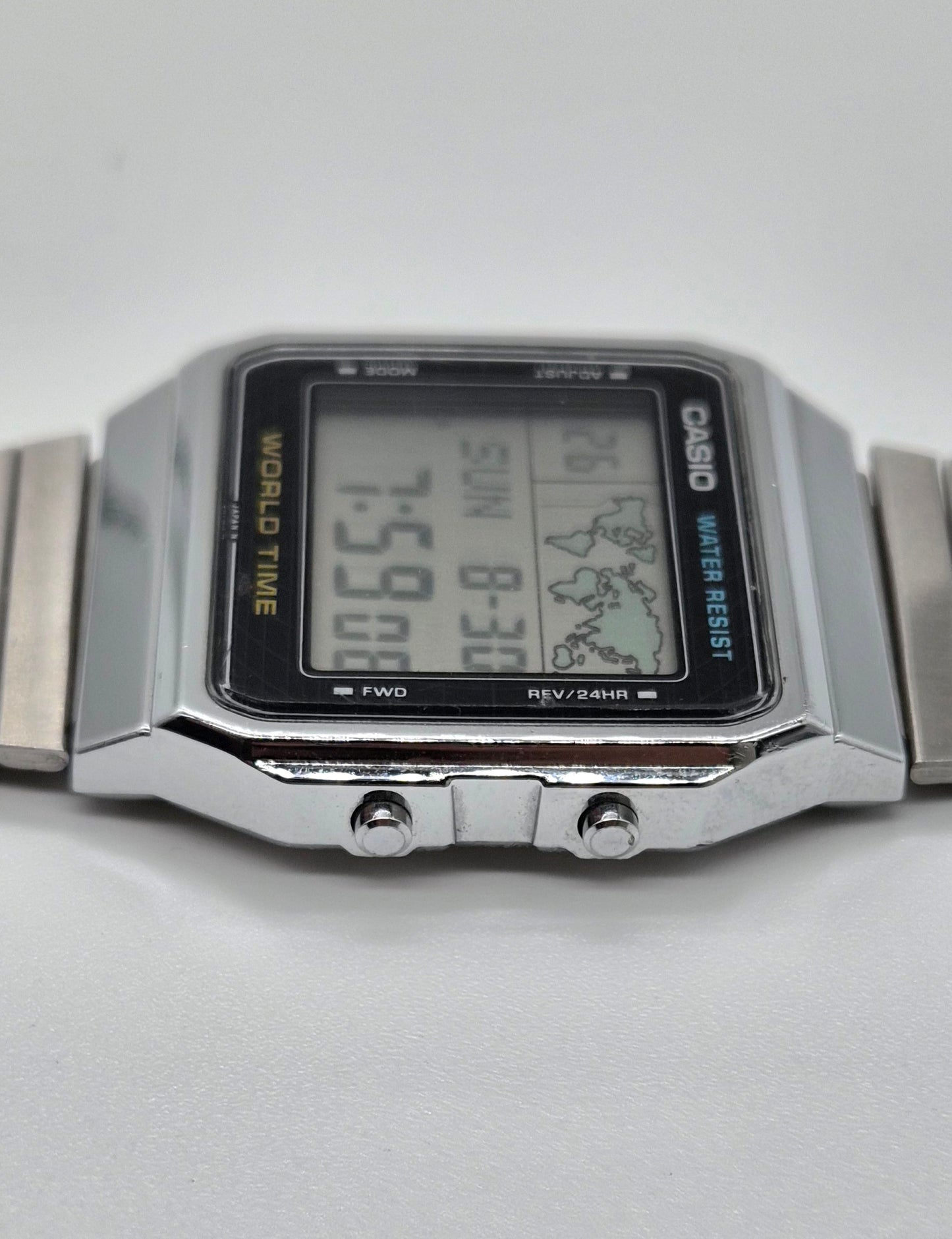 Casio A300U World Time Watch Made in 1987