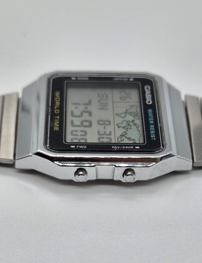 Casio A300U World Time Watch Made in 1987
