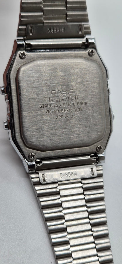 Casio A300U World Time Watch Made in 1987