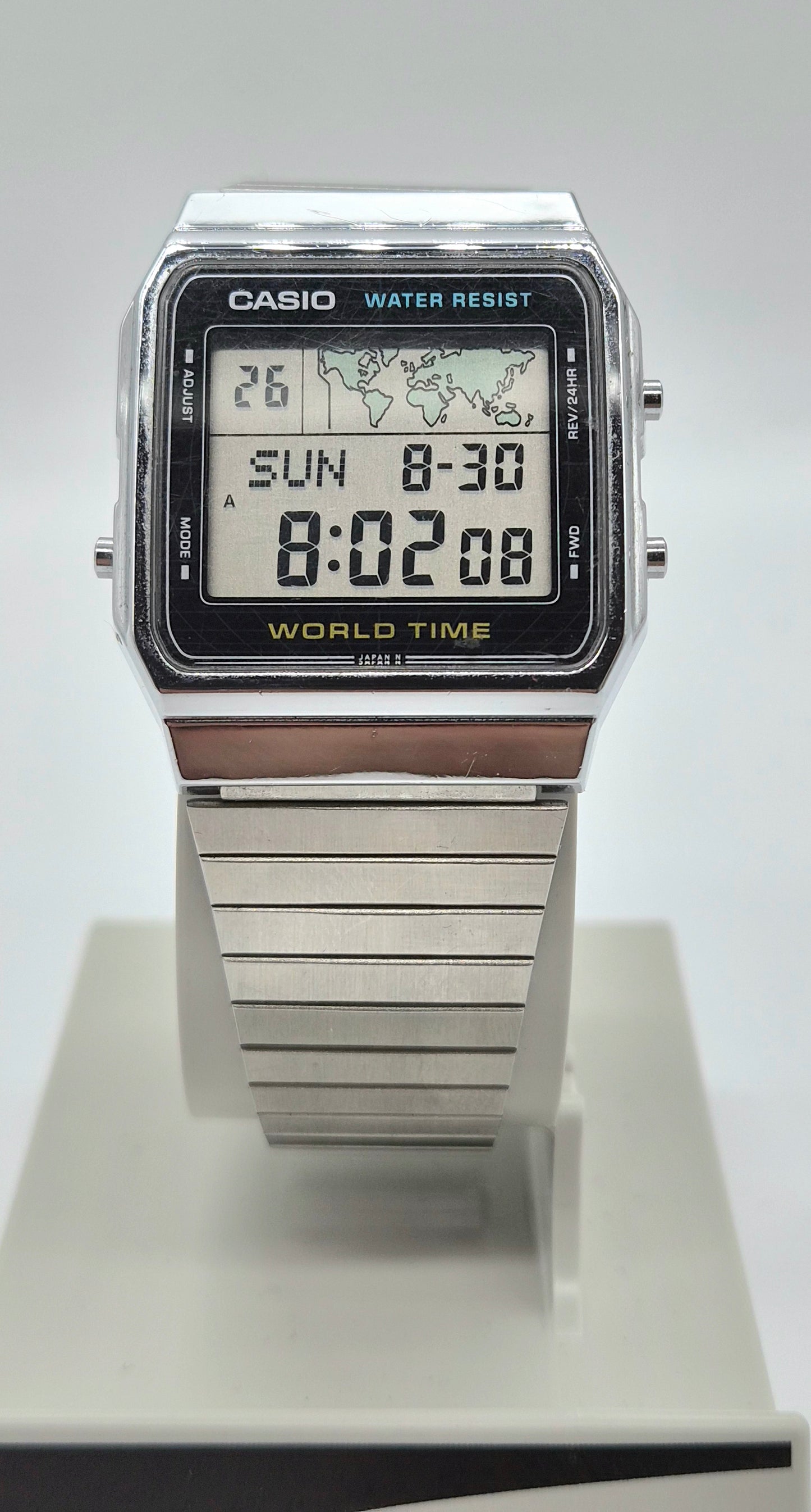 Casio A300U World Time Watch Made in 1987