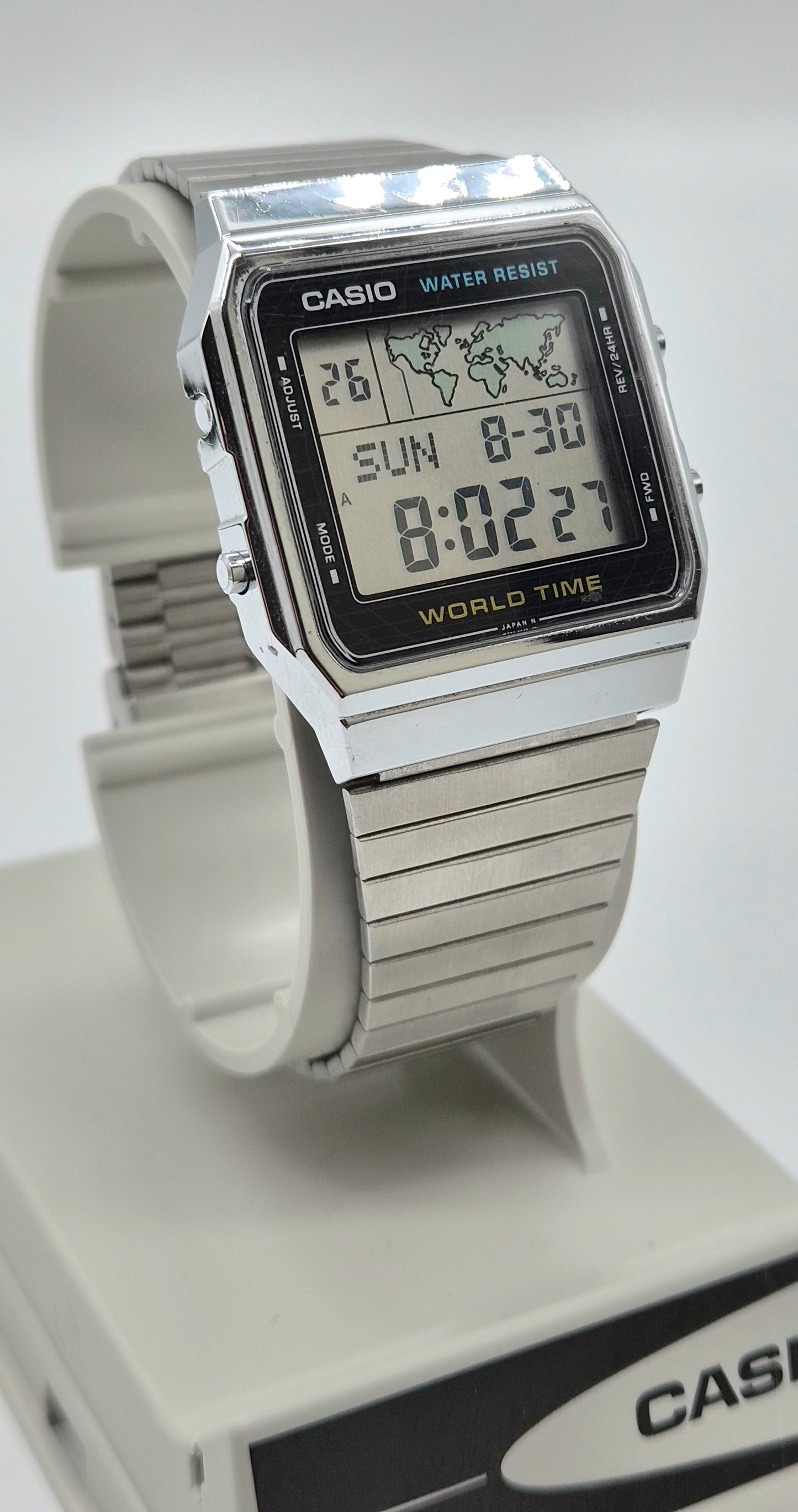Casio A300U World Time Watch Made in 1987
