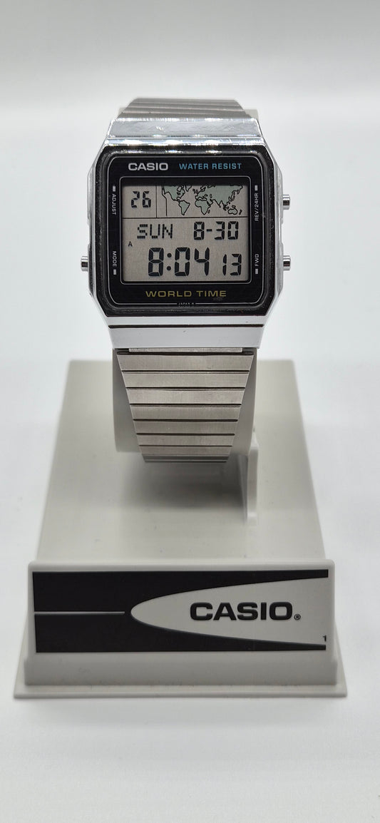 Casio A300U World Time Watch Made in 1987