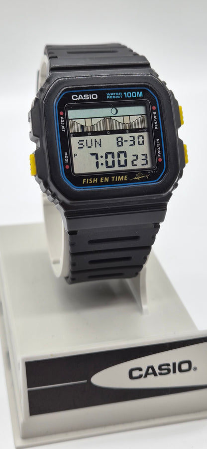 Casio FT-100W Fish En Time Made in Japan 1989