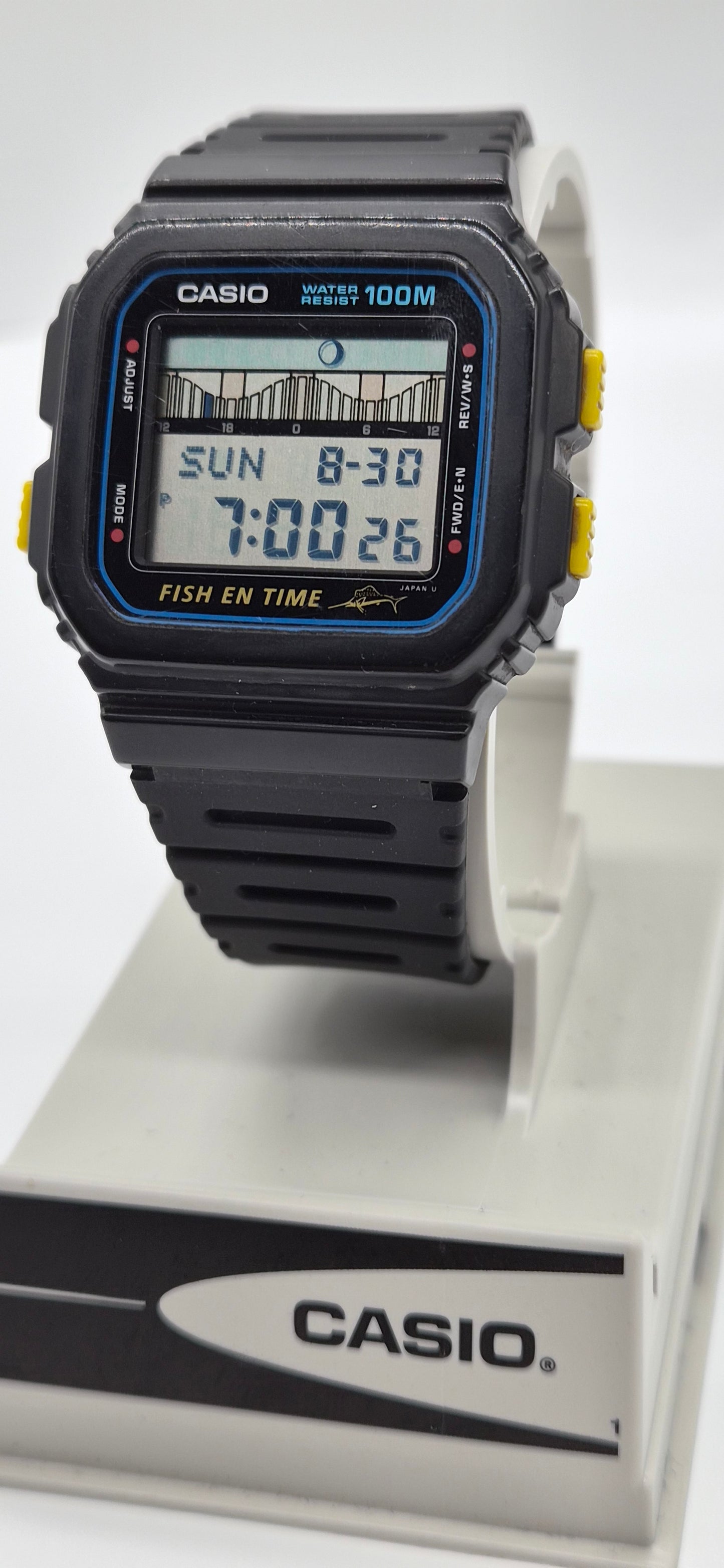 Casio FT-100W Fish En Time Made in Japan 1989