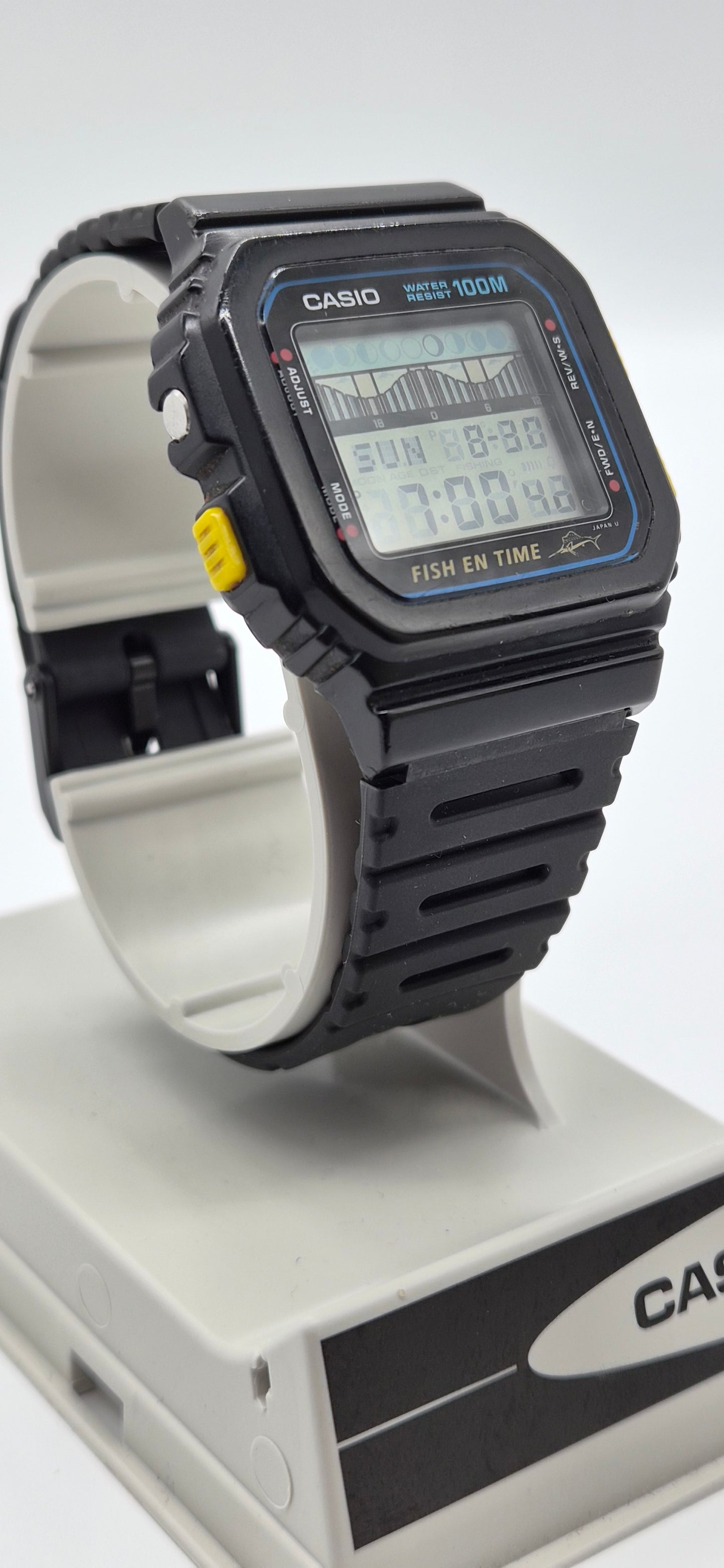 Casio FT-100W Fish En Time Made in Japan 1989