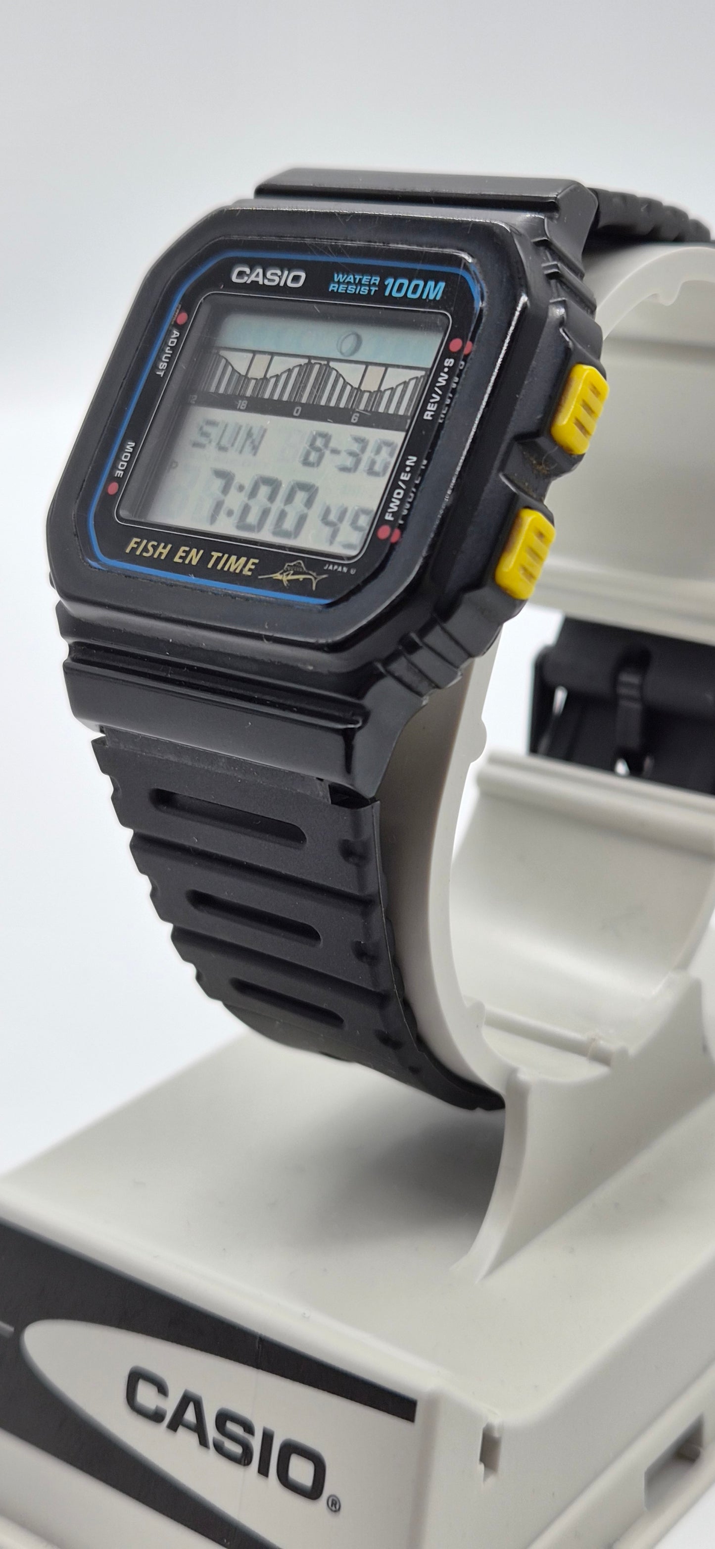 Casio FT-100W Fish En Time Made in Japan 1989
