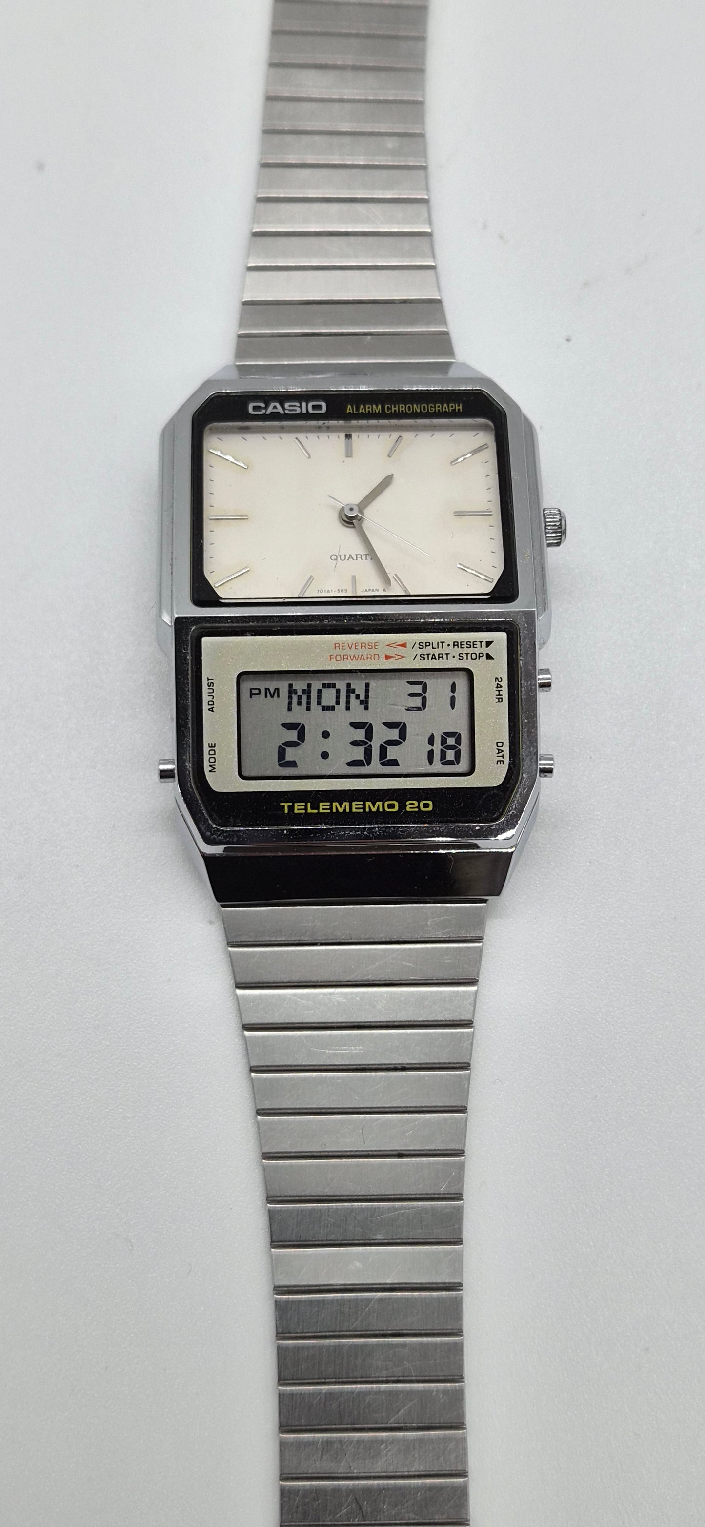 Casio AB-200 Digi-Analogue Watch Made in 1986