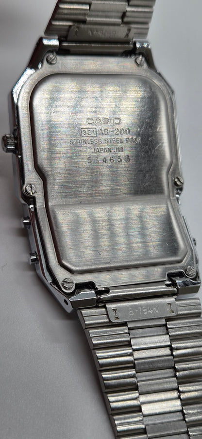 Casio AB-200 Digi-Analogue Watch Made in 1986