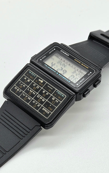 NOS Casio DBC-60 Databank Calculator Watch Made in Japan 1985