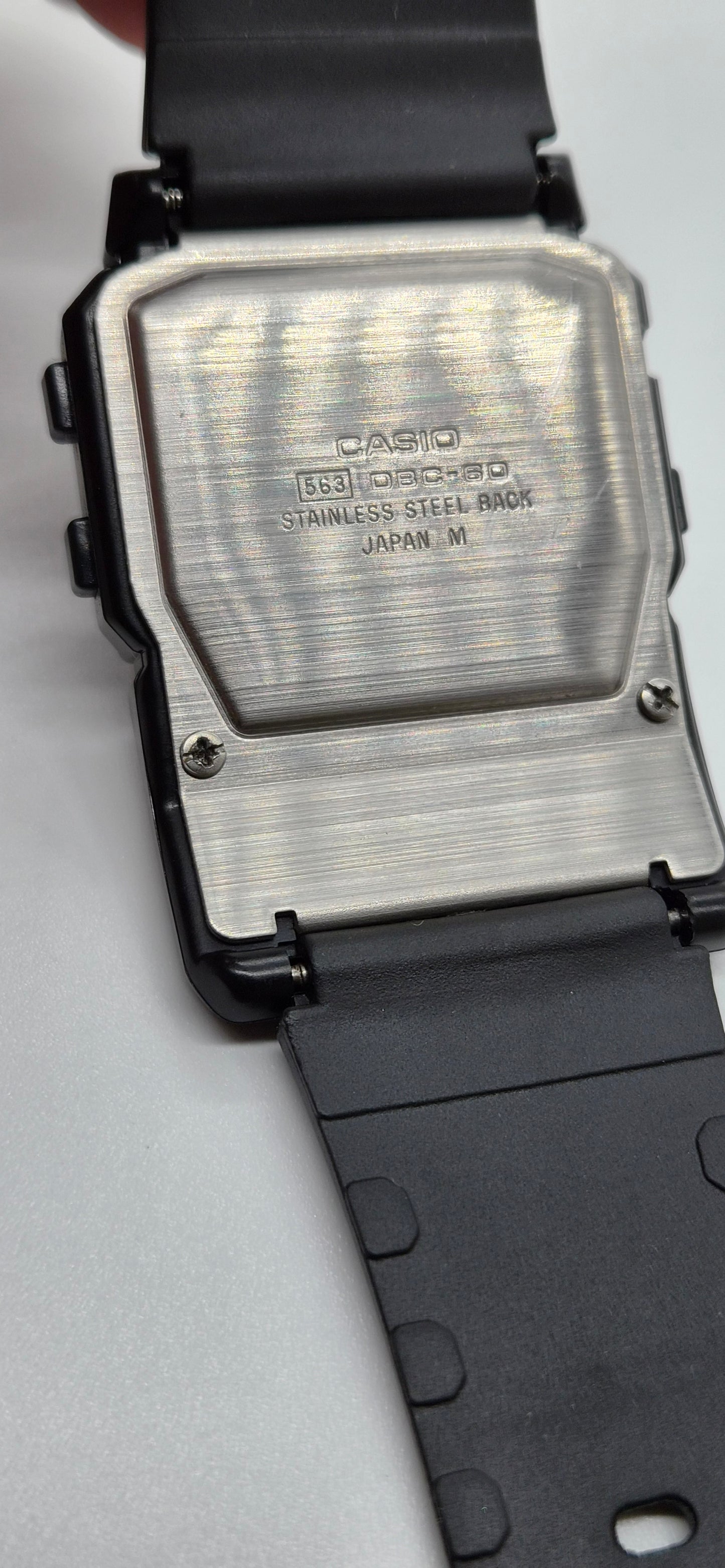 NOS Casio DBC-60 Databank Calculator Watch Made in Japan 1985