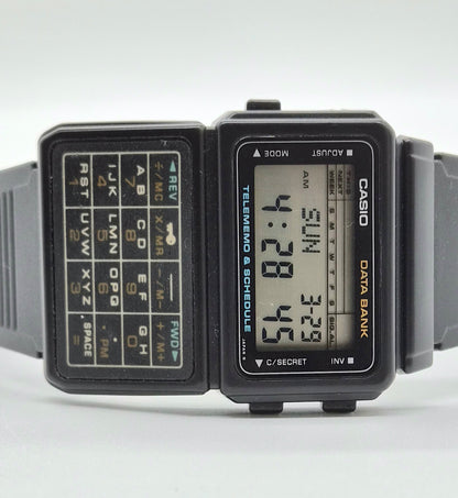 NOS Casio DBC-60 Databank Calculator Watch Made in Japan 1985