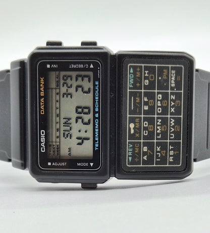 NOS Casio DBC-60 Databank Calculator Watch Made in Japan 1985