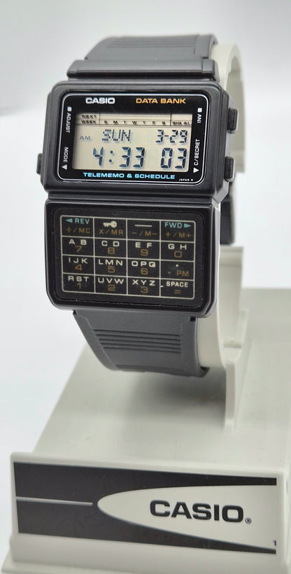 NOS Casio DBC-60 Databank Calculator Watch Made in Japan 1985