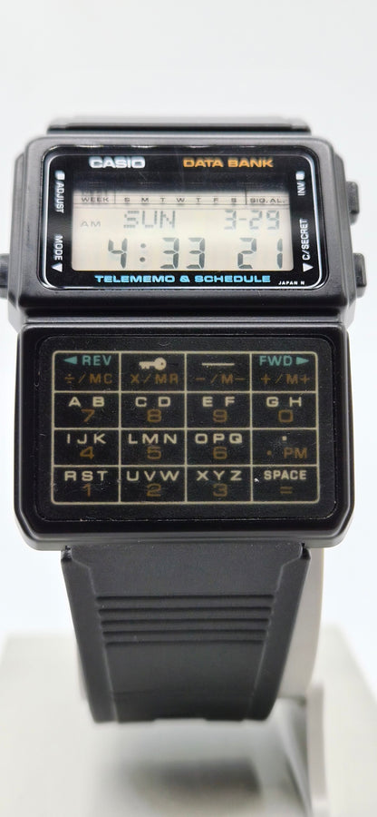NOS Casio DBC-60 Databank Calculator Watch Made in Japan 1985