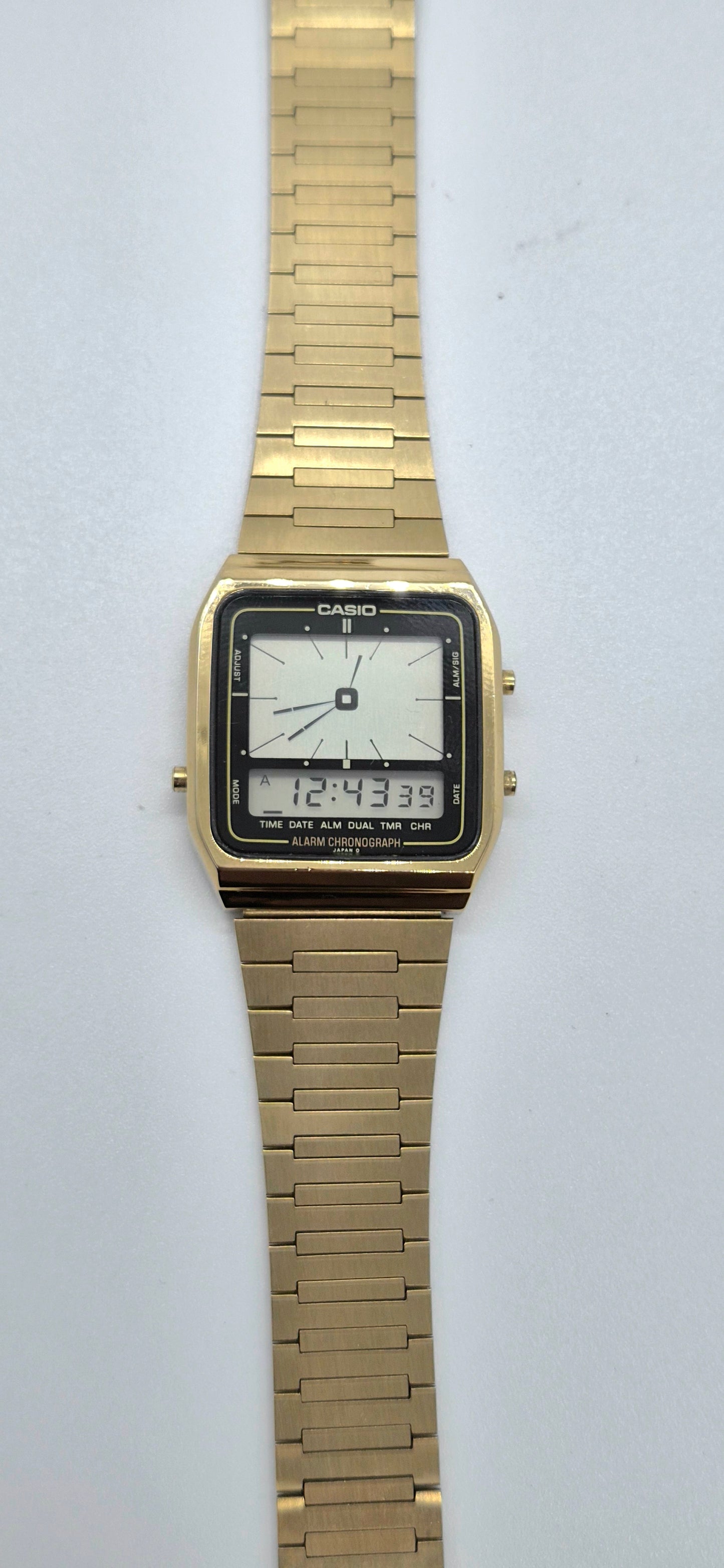 Casio AE71G Digi-Analogue Watch Made in Japan - Rare