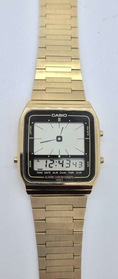 Casio AE71G Digi-Analogue Watch Made in Japan - Rare