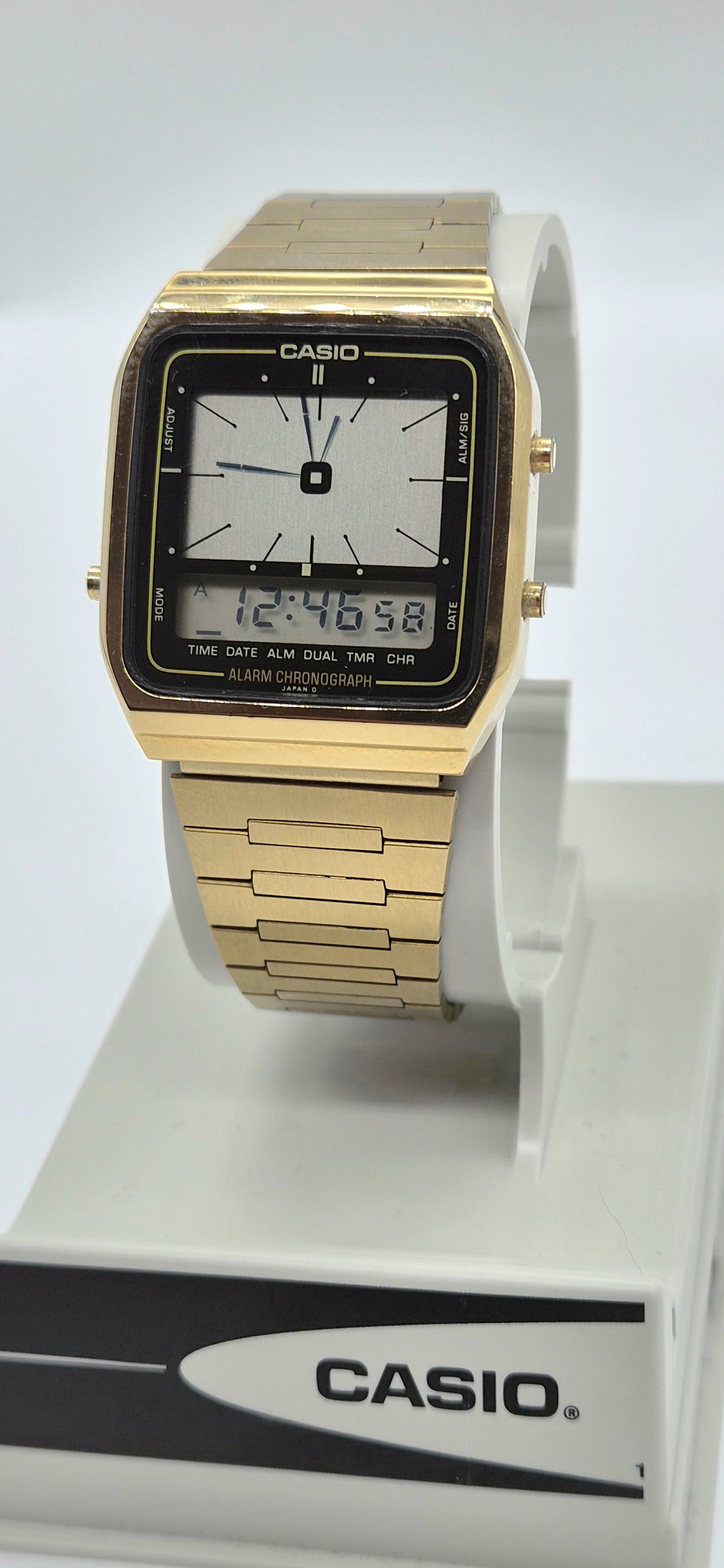 Casio AE71G Digi-Analogue Watch Made in Japan - Rare