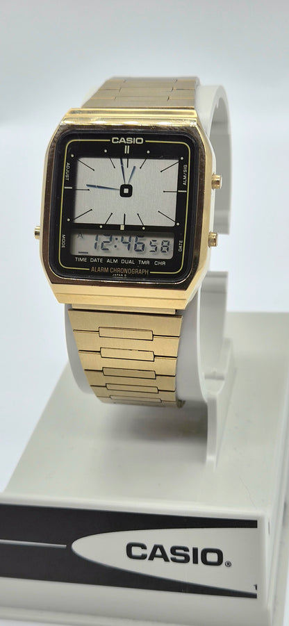 Casio AE71G Digi-Analogue Watch Made in Japan - Rare