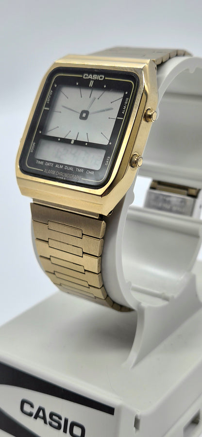 Casio AE71G Digi-Analogue Watch Made in Japan - Rare