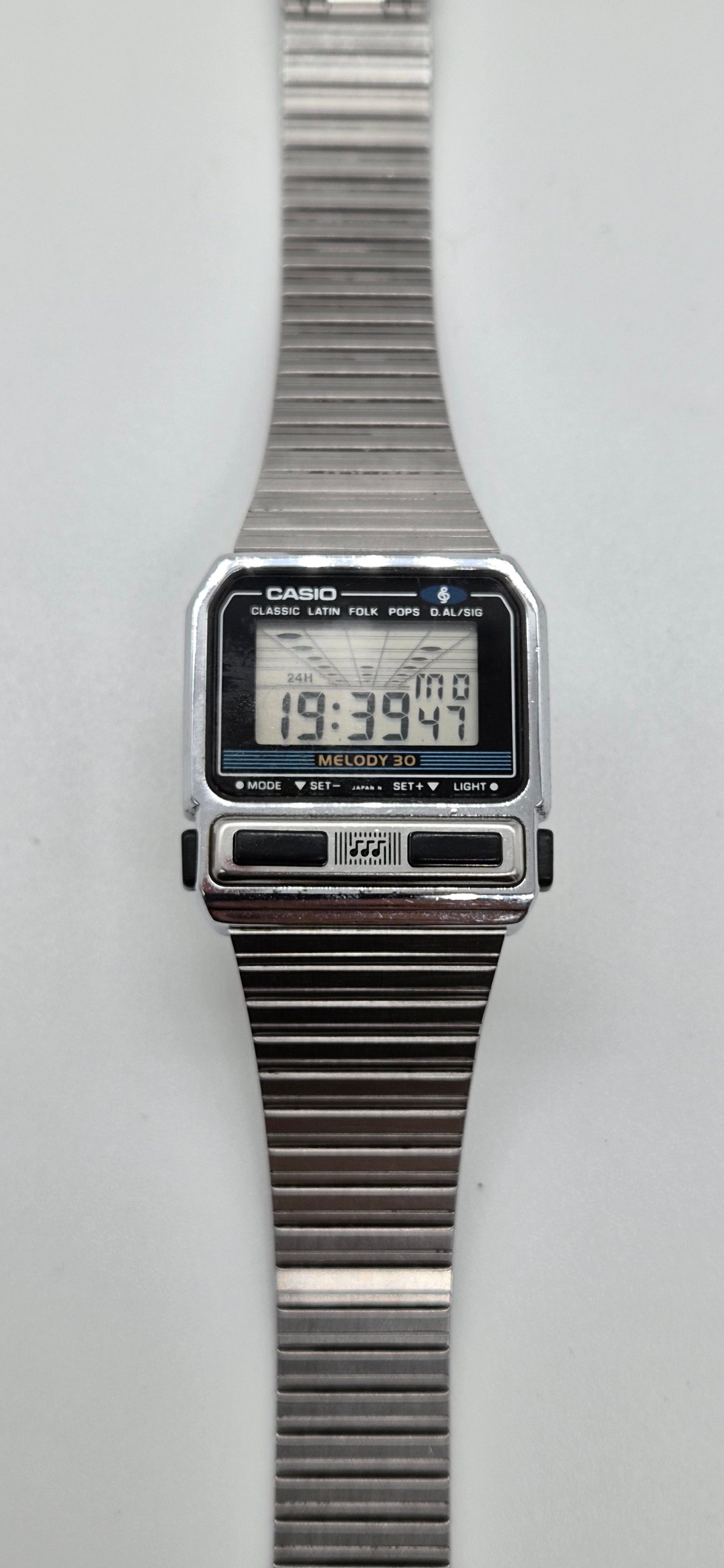 Casio M301 Melody 30 Alarm Watch Made in Japan