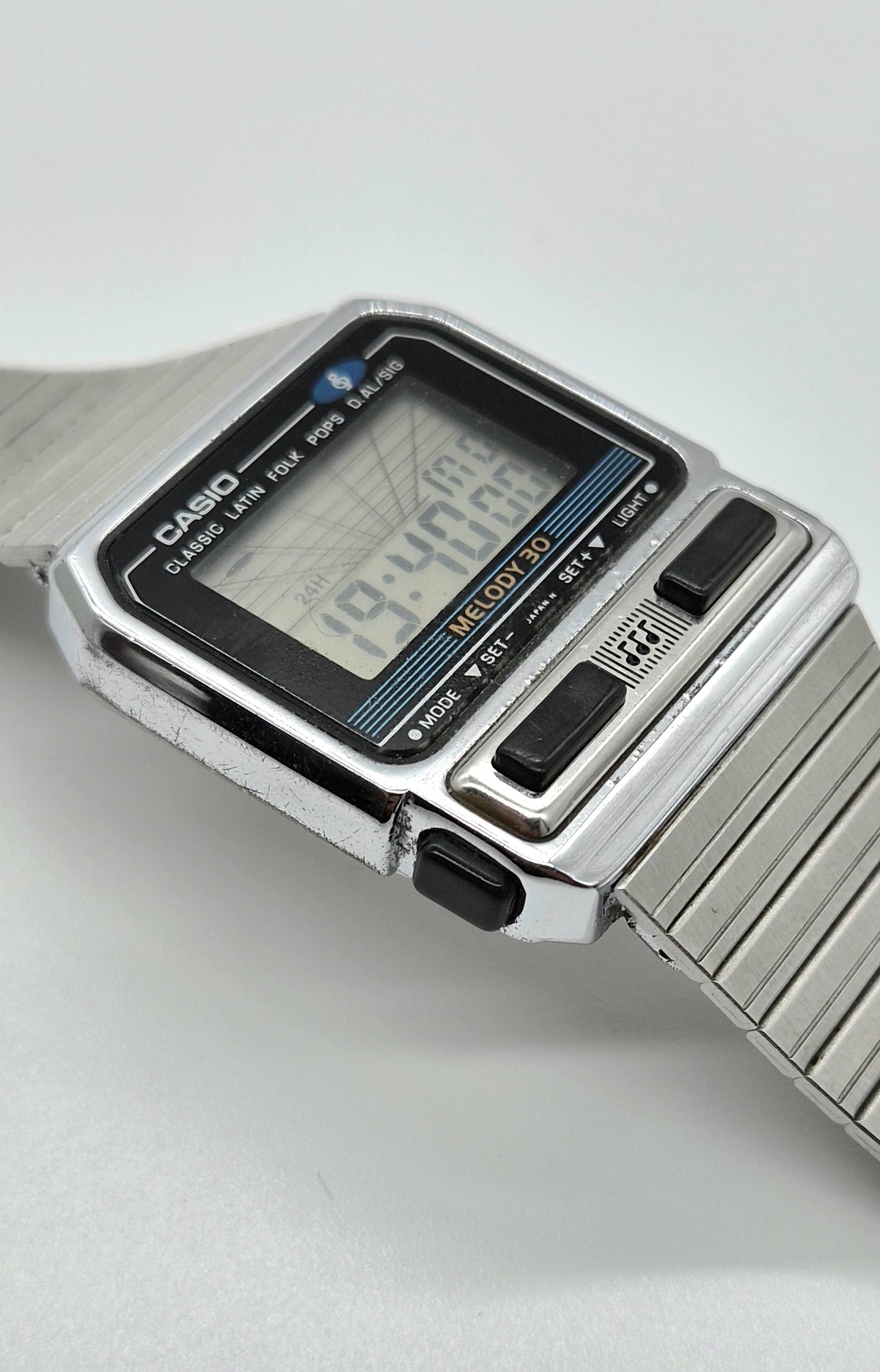 Casio M301 Melody 30 Alarm Watch Made in Japan