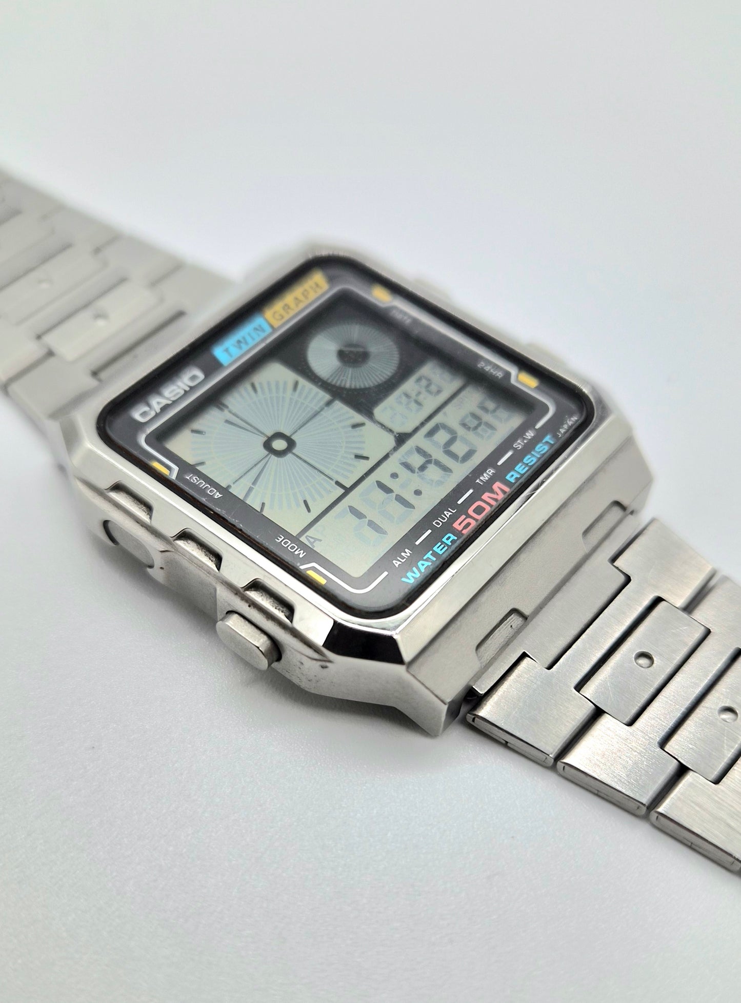 Casio AE210 Twingraph Watch Made in Japan