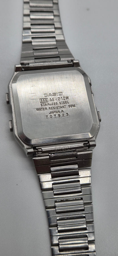Casio AE210 Twingraph Watch Made in Japan