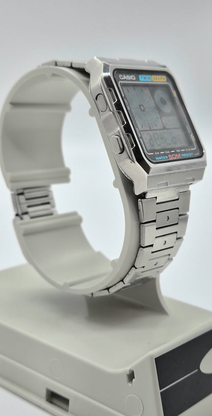 Casio AE210 Twingraph Watch Made in Japan