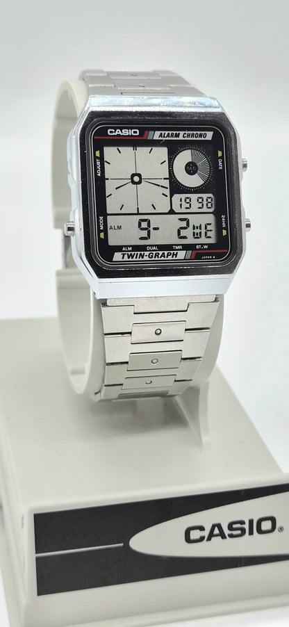 Casio AE200 Twingraph Made in Japan - Rare
