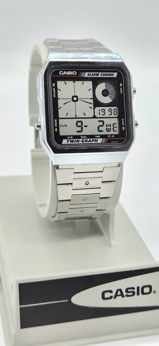 Casio AE200 Twingraph Made in Japan - Rare
