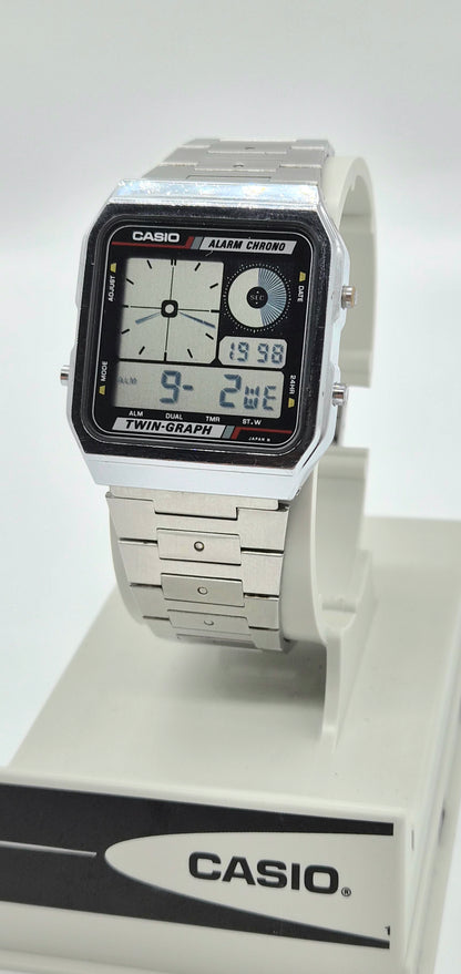 Casio AE200 Twingraph Made in Japan - Rare