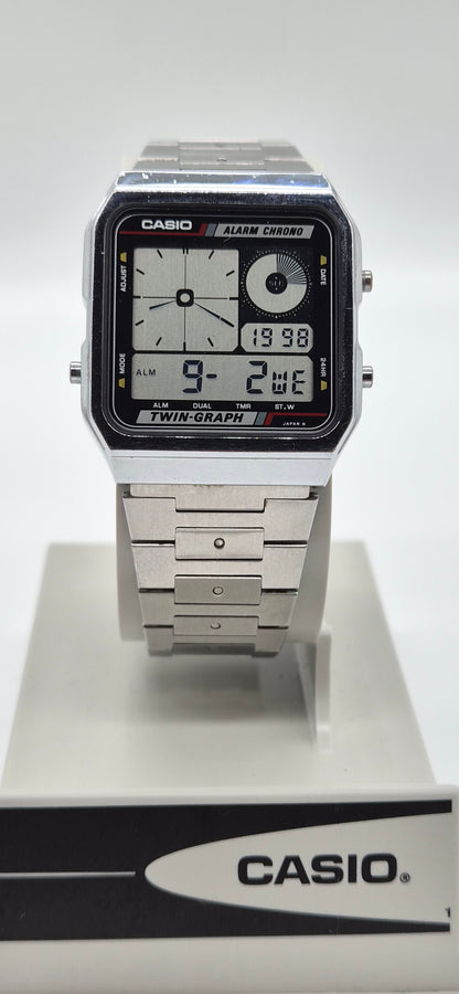 Casio AE200 Twingraph Made in Japan - Rare