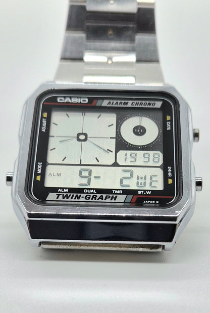 Casio AE200 Twingraph Made in Japan - Rare