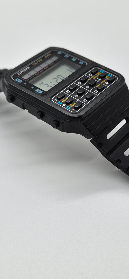 Casio CL-30 Solar Calculator Watch Made in Japan 1983