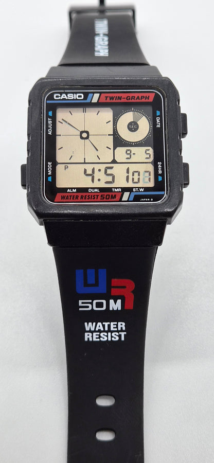 Casio AE-20W Twingraph Made in Japan