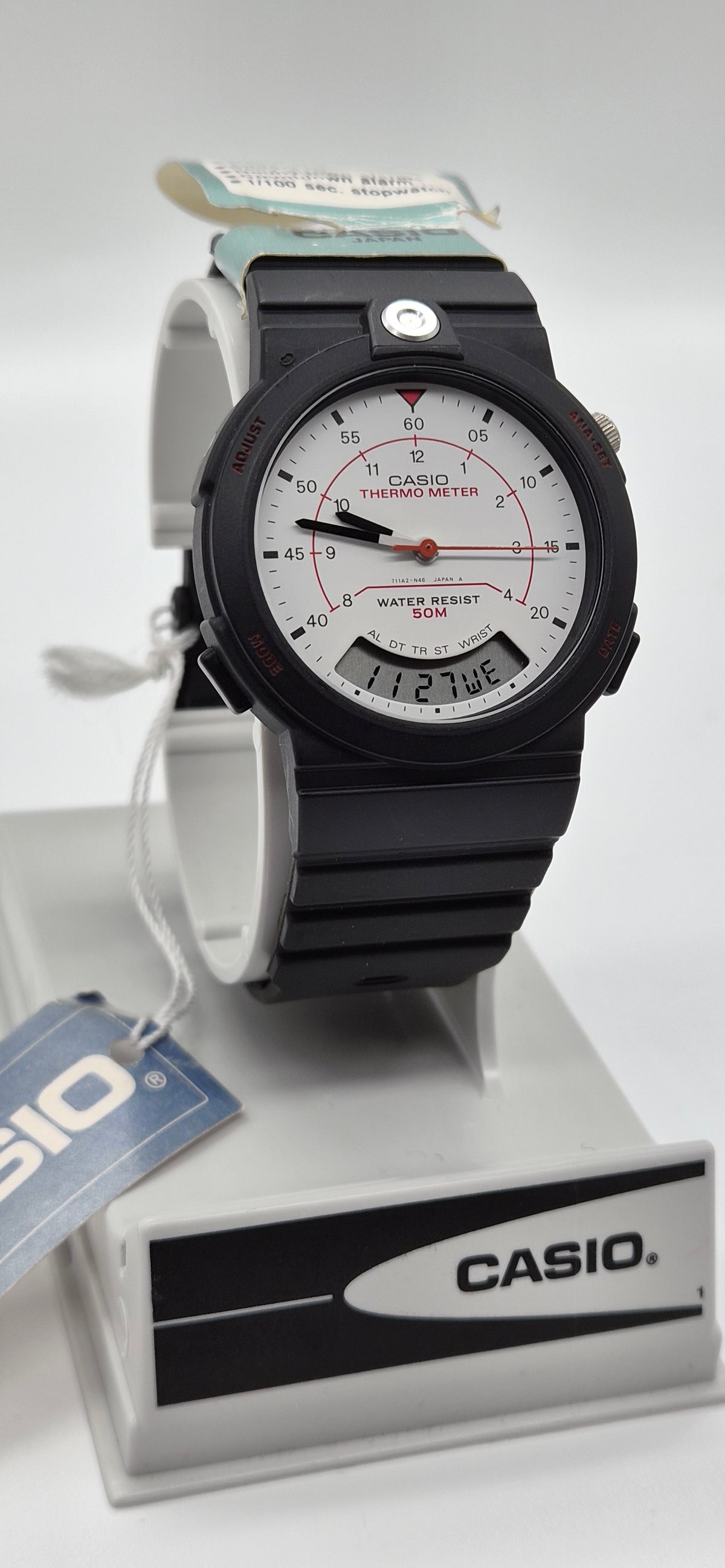 NOS Casio AW-10 Thermometer Watch