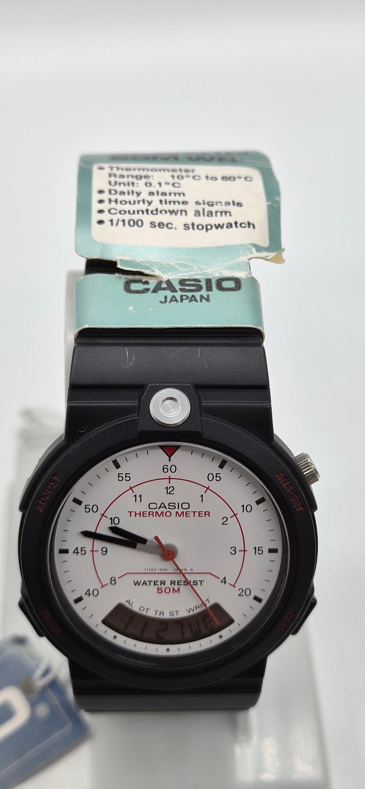 NOS Casio AW-10 Thermometer Watch