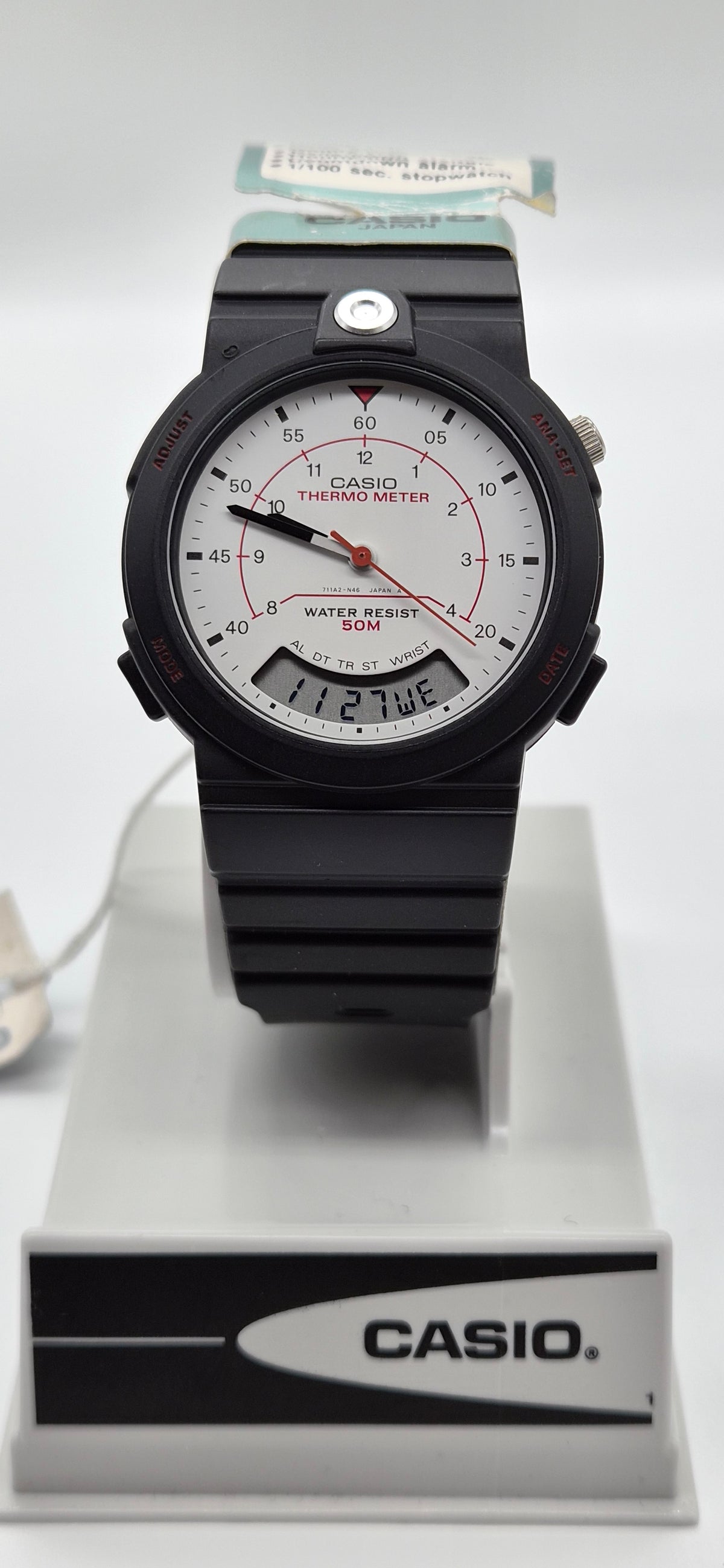 NOS Casio AW-10 Thermometer Watch