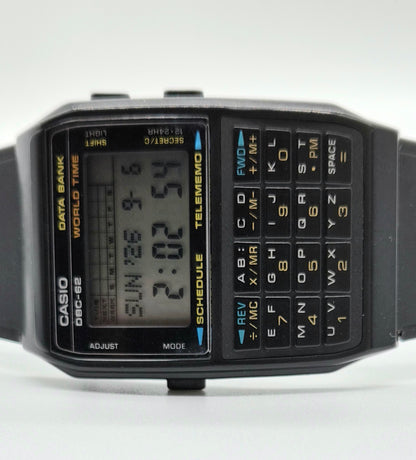 Casio DBC-62 Databank Calculator Watch