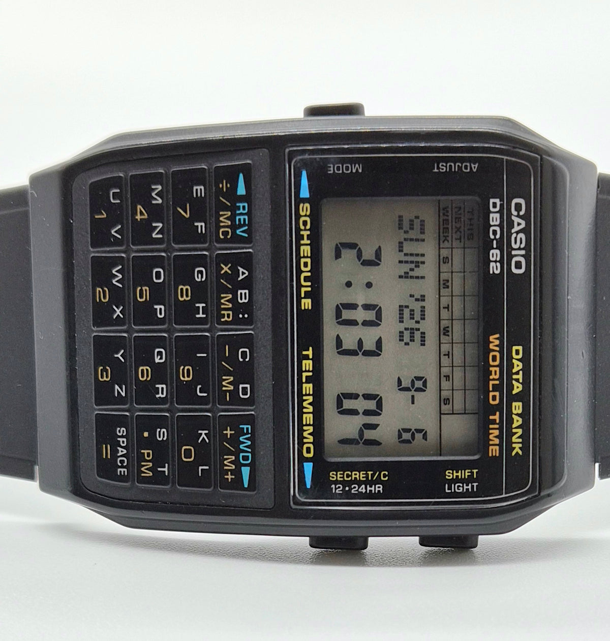 Casio DBC-62 Databank Calculator Watch