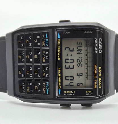 Casio DBC-62 Databank Calculator Watch
