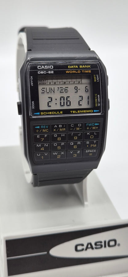 Casio DBC-62 Databank Calculator Watch